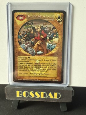 Magi Nation Duel - TONY AT A CON - Universal Magi PROMO LIMITED 2002