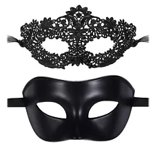 Couple 2pcs Masquerade Masks Venetian Costume Ball Wedding Cosplay Party Mask