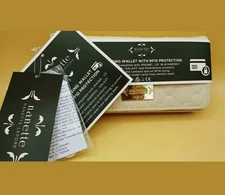 Nanette Lepore Charging Wallet Clutch RFID Protection Power Bank iPhone Android