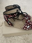 Stella McCartney Animal Print Ankle Tie Espadrille 40 — photo 7