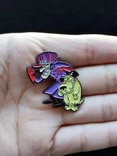 Dastardly and Muttley Cartoon Enamel 1.5" Pin Metal Badge Funny for hat backpack