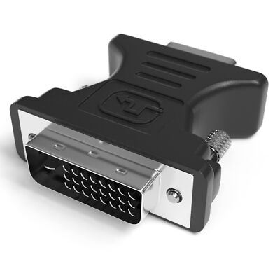 DVI-D 24+1 auf VGA Adapter 4K 1080P Full HD 3D Dual Link VGA Buchse Konverter