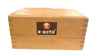 Vintage X-ACTO Wood Carving Tool Set w/ Case   Gouges & Blades Hobby Craft
