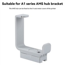 AMS Hub Bracket for BambuLab A1: L-Shaped Mounting Printed Model Adapter