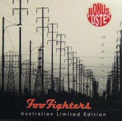 Foo Fighters   Everlong Australian limited CD digipak bonus poster 1997 LIKE NEW