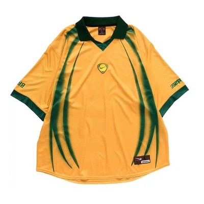Travis Scott Cactus Jack x Nike Brasil Total 90 Retro Jersey Yellow Green