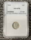 New Listing1923 Full Bands Uncirculated  Mercury Liberty Dime