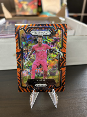 2023-24 Panini Prizm English Premier Prizms Choice Tiger Stripe #200 Jose Sa