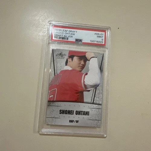 2018 Leaf Draft Silver SHOHEI OHTANI #DS-01 PSA 9 RC Rookie Card