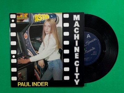 Paul Inder - Machine City - 7'' Vinyl, 1981 Electro Space World ES2 - Mint