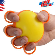 Finger Exercise Hand Therapy Ball Grip Strength Trainer for Rehab  Arthritis