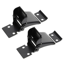2Pcs Home Use Stainless Steel Toggle Latch Cabinet Lock Black