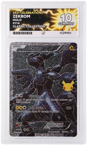 ACE 10 Zekrom 114/114 Celebrations Gem Mint Pokemon