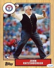 John Ratzenberger "Cheers" AUTOGRAPH Signed Texas Rangers 8x10 Photo ACOA John Ratzenberger "Cheers" AUTOGRAPH Signed Texas Rangers 8x10 Photo ACOA