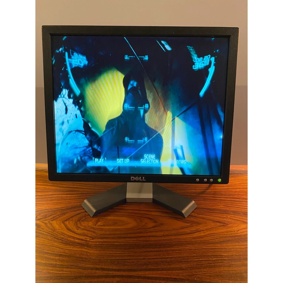 Dell E176FPc 17" LCD Monitor 5:4 Retro Gaming Display 1280x1024 VGA + Cables - Image 4 of 4