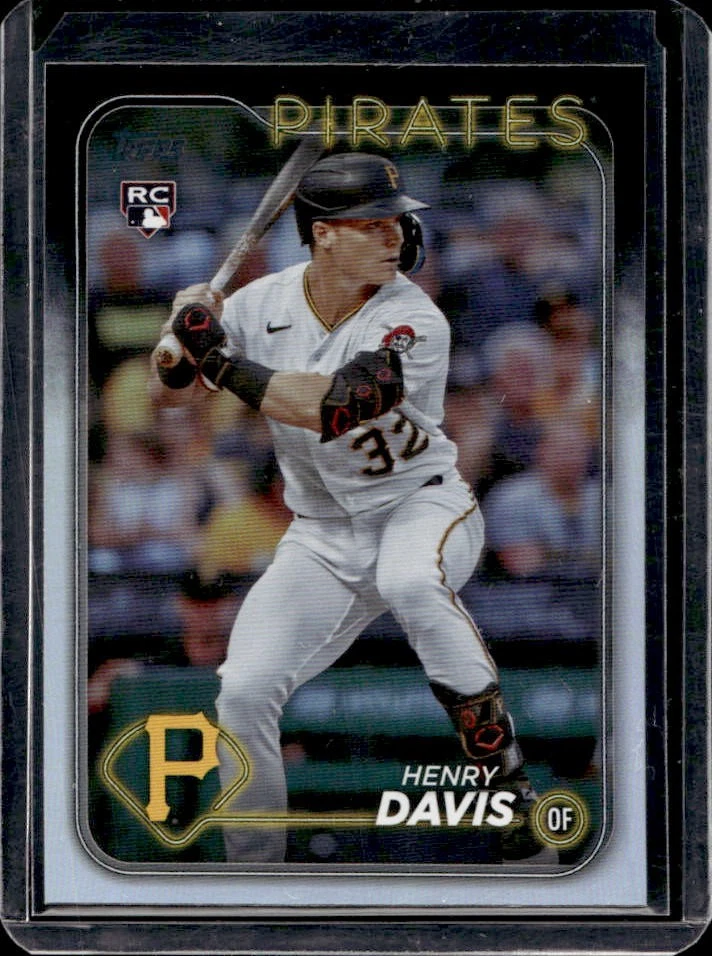 2024 Topps Henry Davis RC Rainbow Foil Rookie #295 Pirates