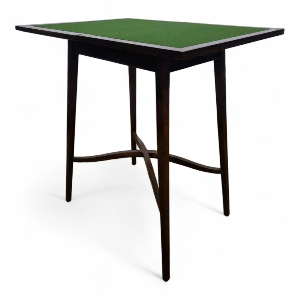 Antique Victorian Mahogany Console Table – Turn-Over Top Games Table - Carved - Image 2 of 4