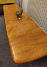 Vintage Retro Ercol Coffee Table Extendable 456 Drop Leaf Blue Label Mid Century