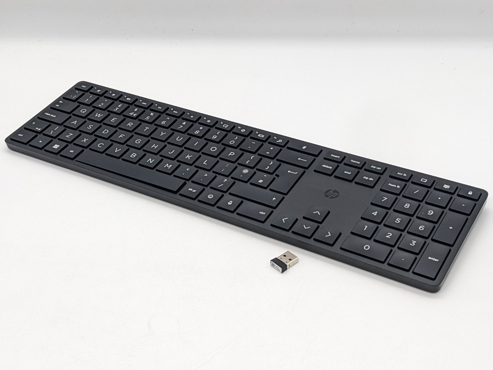 FAULTY HP 450 programmable wireless keyboard QWERTY UK black BROKEN/READ DESCRIP