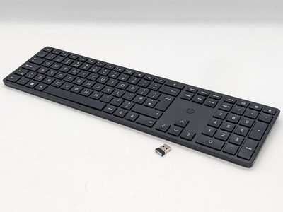 DEFEKTE HP 450 Programmierbare Funk Tastatur QWERTY UK Schwarz DEFEKT/BESCHREIBUNG LESEN
