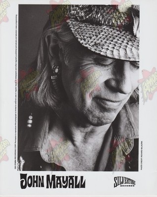 John Mayall B/W Press Photo - ( Silvertone / 1993 / Glossy )