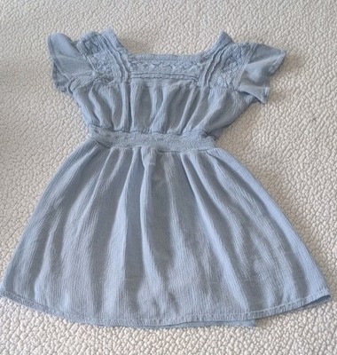 Love Squared Girls Powder Blue Prairie Style Girls Size 8 Dress