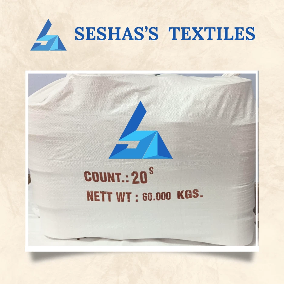 20s OE Cotton Yarn Grey – 100% Pure Cotton, High CSP,   1  BAG  (60.00 KGS) - Image 2 of 4