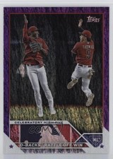 2023 Series 2 Checklist Retail Purple Foil Alek Thomas Arizona Diamondbacks 1c1