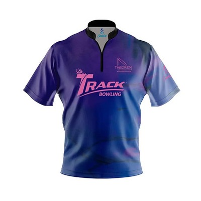 (Custom Name) - Track Theorem Solid Bowling Jersey Shirts Size S-5XL