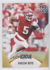 2021 Leaf Draft Gold Rakeem Boyd #22 2o7