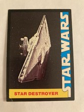 1977 STAR WARS WONDER BREAD ROOKIE RC CARD #14 FOURTEEN STAR DESTROYER VG*