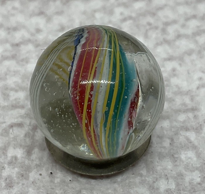 A Vintage German Handmade Solid Core Marble. Measures .66” In Mint Condition