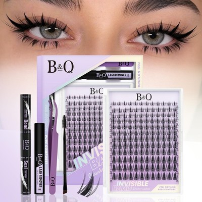 B&Q Fairy Lash Cluster Kit - DIY Erweiterung 1 Stück (1er Pack), schwarz 
