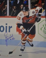 Signed  11x14 RICK TOCCHET Philadelphia Flyers Autographed Photo - COA