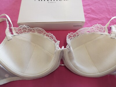 Soutien-gorge Antinéa Glamour Pigeonnant 85B - Gris, Avec Armature, Neuf Avec étiquettes