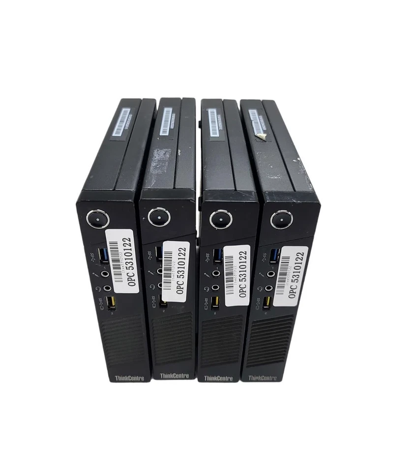 Lot of 4 Lenovo ThinkCentre M73 Intel i3-4150@3.00GHz 4GB RAM NO Storage - Image 3 of 4