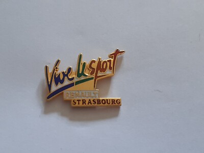 pins renault vive le sport strasbourg