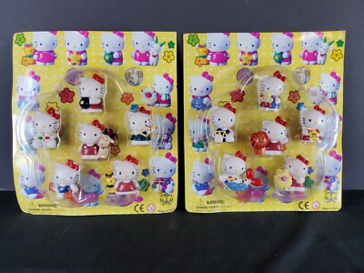 Hello Kitty Zodiac Calendar Set 2'' PVC Figure Lot Sanrio Toy