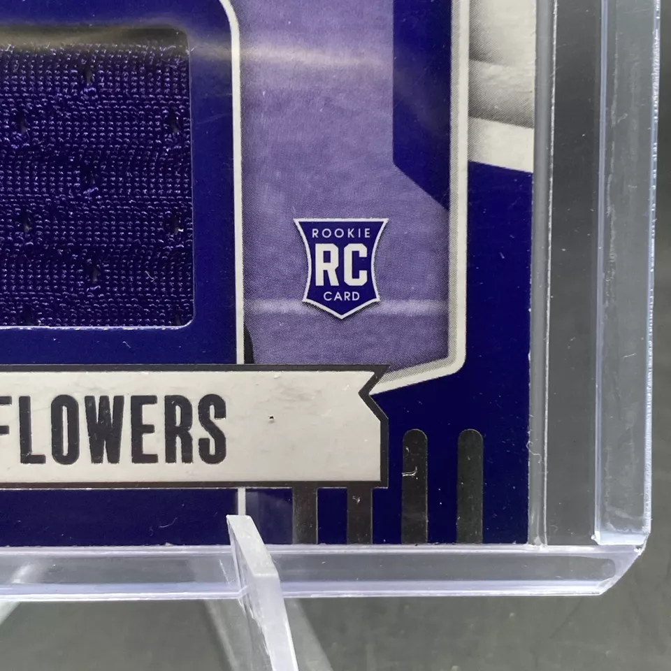 2023 Panini Absolute - Absolute Rookie Materials #ARM-9 Zay Flowers (MEM, RC) - Image 3 of 4