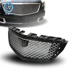 Front Bumper Grill Grille Diamond For 2018 2019 2020 Cadillac XTS Closs Black