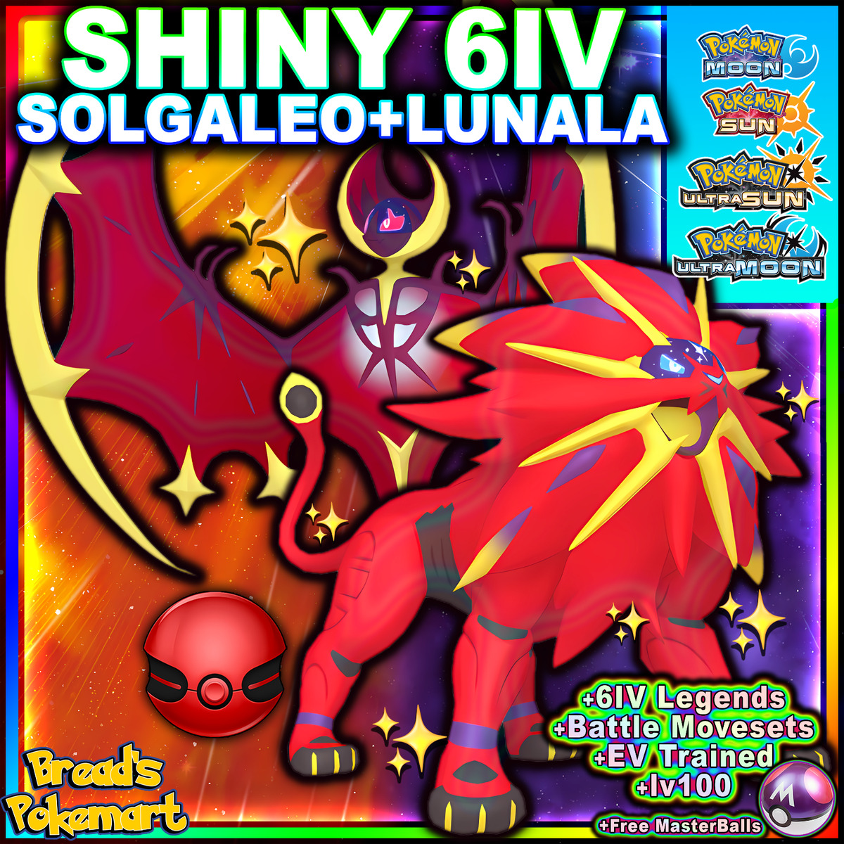 Pokemon Ultra Shiny Solgaleo