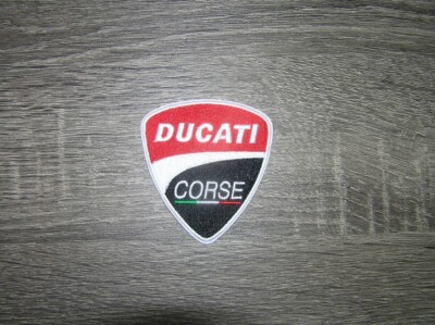 Ducati Corse Motorcycle Embroidered Iron On Patch 2.75'' x 3''