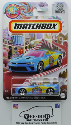 Matchbox '16 Chevy Camaro Blue Cry Baby 2024 Candy HVV86 NEU USA Exclusive
