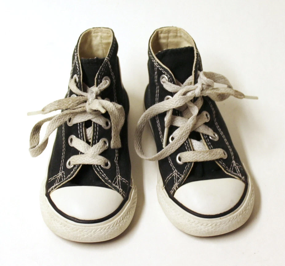 Zapatos altos vintage Converse All Stars Chuck Taylor bebé niño pequeño talla 7 Foto 2 de 4