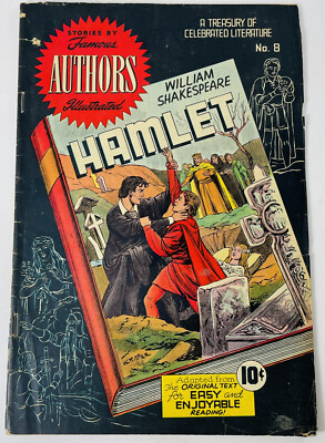 1950 FAMOUS AUTHORS ILLUSTRATED Comic #8 HAMLET William Shakespeare Fair