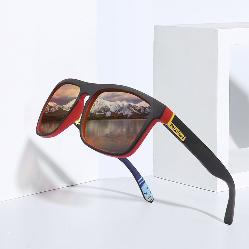 Polarized Square Sun Glasses - Men UV400 Mirror Lens Durable  display picture 2