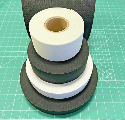 1m Gummiband schwarz weiß 10 15 20 25 30 35 40 50 60 70 80 100 200 mm Gummi Band