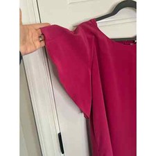 Gorgeous hot pink Halston hi-lo dress, women’s size large