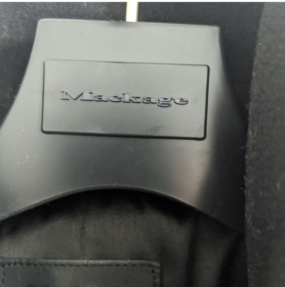 Mackage Black Wool Winter Jacket - image 9