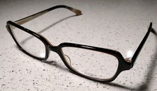 Oliver Peoples Harper RX Eyeglasses Polished Brown Black 50-16-135 Japan